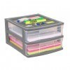Clear Desktop Drawer With Storage Tray - Grey