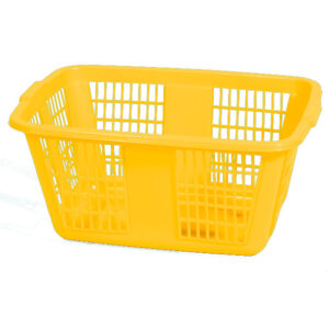 Family Laundry Basket Yellow