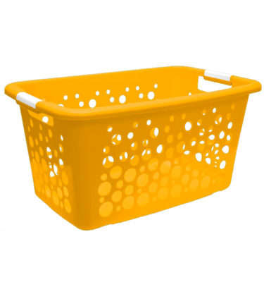 Ultra Laundry Baskets Suds Yellow